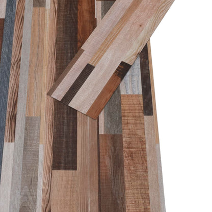 PVC-Laminat-Dielen 4,46 m² 3 mm Selbstklebend Mehrfarbig