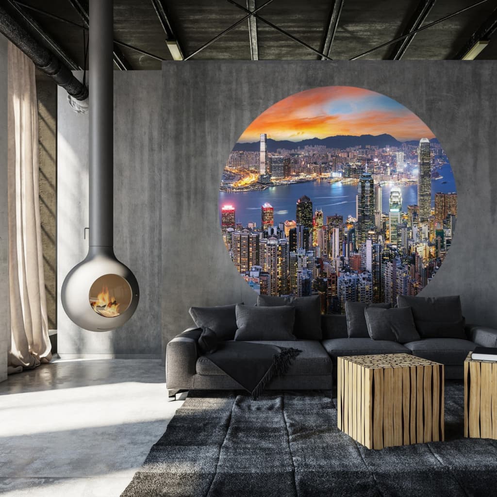 Fototapete Skyline by Night 190 cm