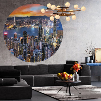 Fototapete Skyline by Night 190 cm