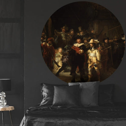 Fototapete The Night Watch Rund 190 cm
