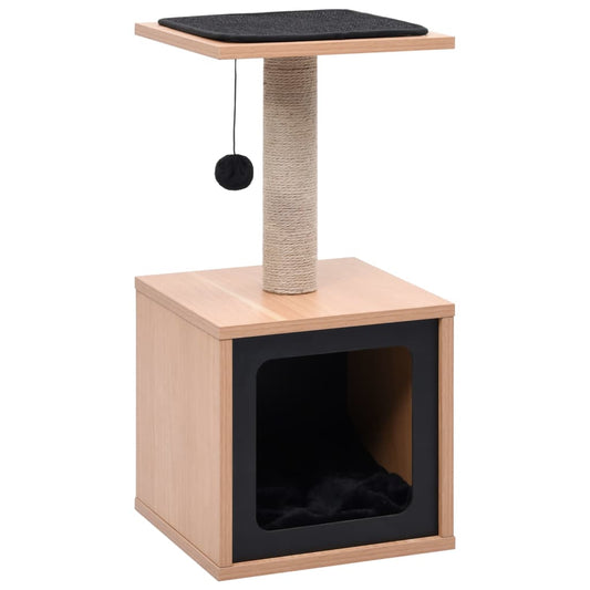 Katte kradsestolpe med sisal kradsemåtte 62 cm