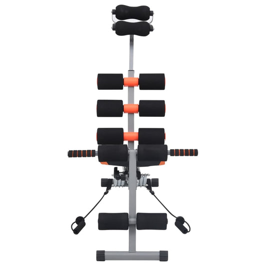 Bauchtrainer in L-Form mit Elastischen Bändern