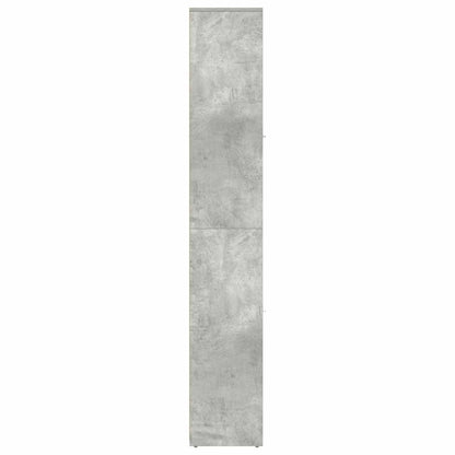 Badezimmerschrank Betongrau 30x30x183,5 cm Holzwerkstoff