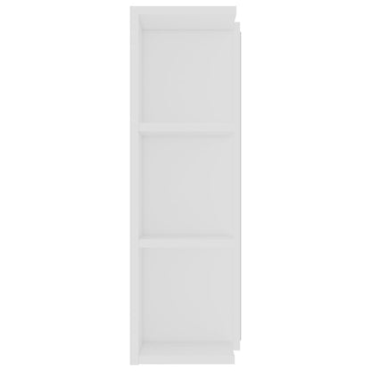 Bad-Spiegelschrank Weiß 80x20,5x64 cm Holzwerkstoff