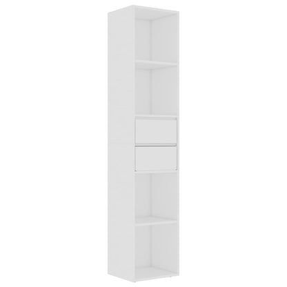 Bücherregal Weiß 36x30x171 cm Holzwerkstoff