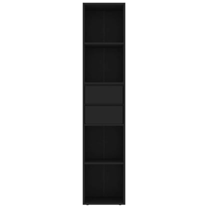 Bücherregal Schwarz 36x30x171 cm Holzwerkstoff