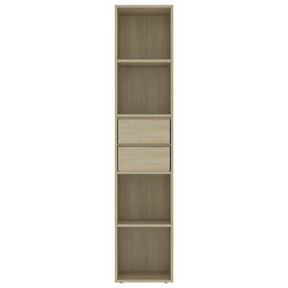 Bücherregal Sonoma-Eiche 36x30x171 cm Holzwerkstoff
