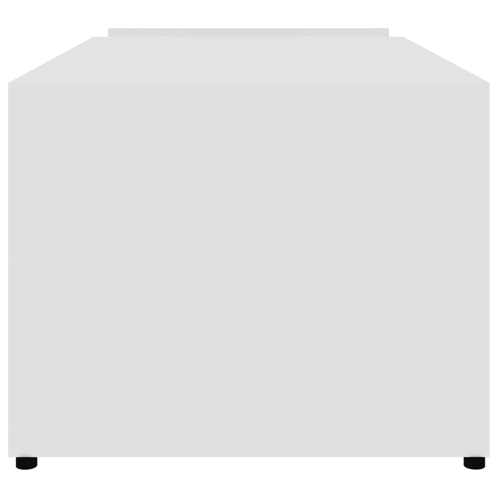 Sofabord Hvid 90x45x35 cm Træ Materiale