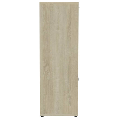 Bücherregal Sonoma-Eiche 90x30x90 cm Holzwerkstoff