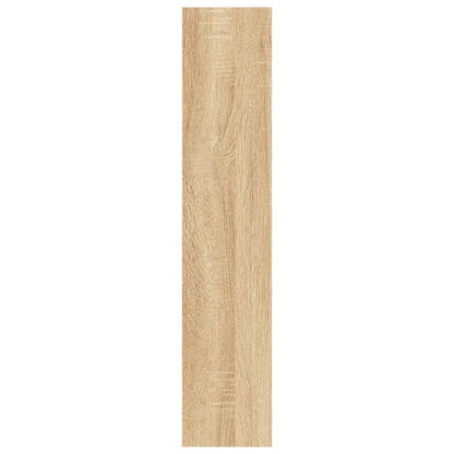 Wandregal Sonoma-Eiche 90x16x78 cm Holzwerkstoff
