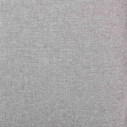 Verdunkelungsvorhänge Ösen Leinenoptik 2 Stk. Grau 140x245 cm