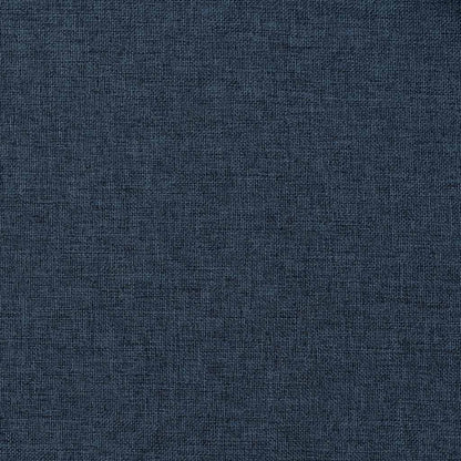 Verdunkelungsvorhänge Haken Leinenoptik 2 Stk. Blau 140x225cm