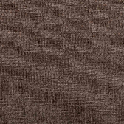 Verdunkelungsvorhang mit Ösen Leinenoptik Taupe 290x245 cm