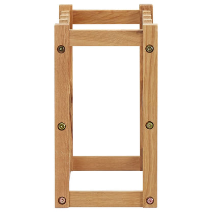 Weinregal für 12 Flaschen 47 x 21 x 36 cm Eiche Massivholz