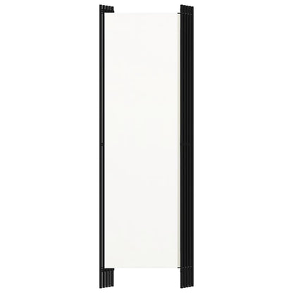 5-tlg. Raumteiler Weiß 250x180 cm