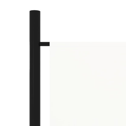 5-tlg. Raumteiler Weiß 250x180 cm