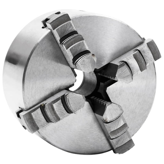 4-Backen-Drehfutter Selbstzentrierend 100 mm Stahl