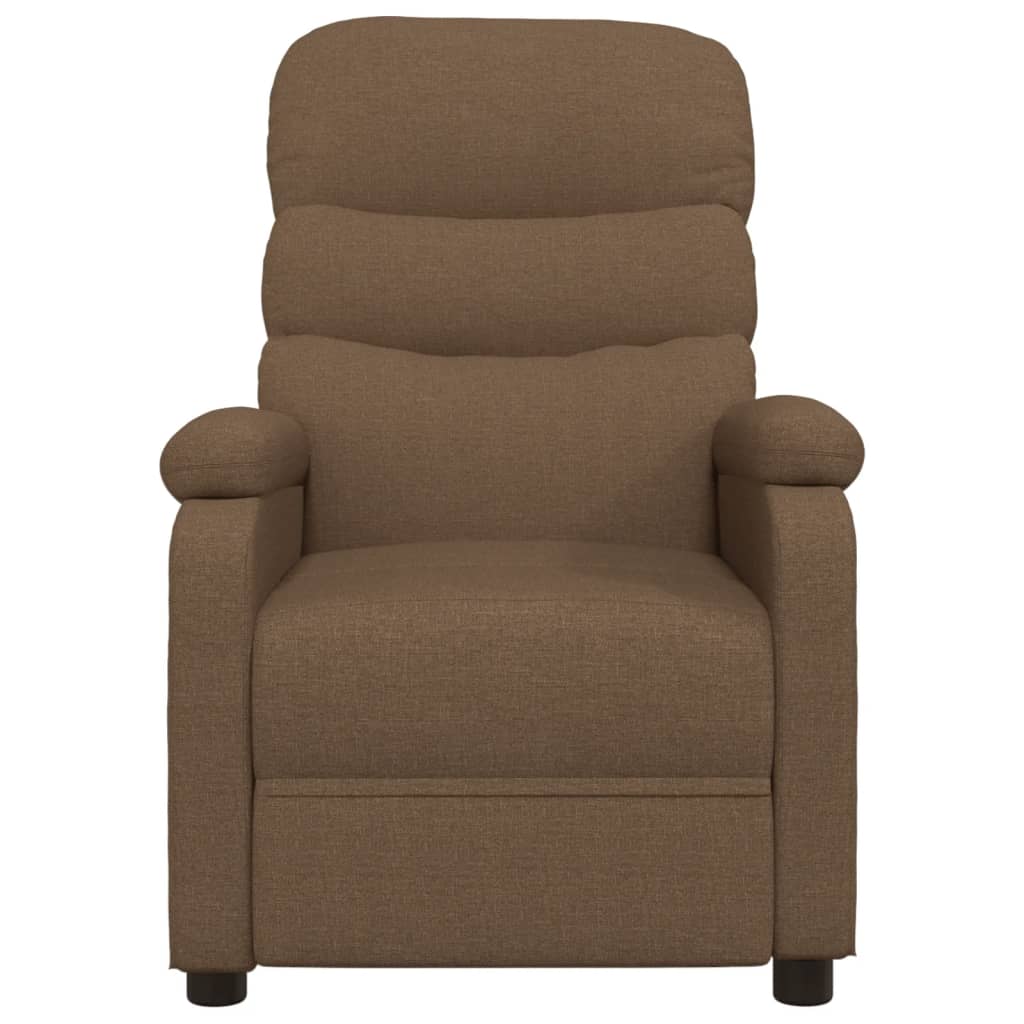 Massagesessel Braun Stoff