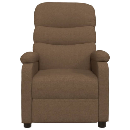 Massagesessel Braun Stoff