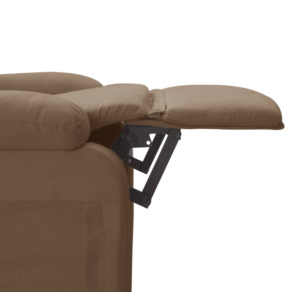 Massagesessel Braun Stoff