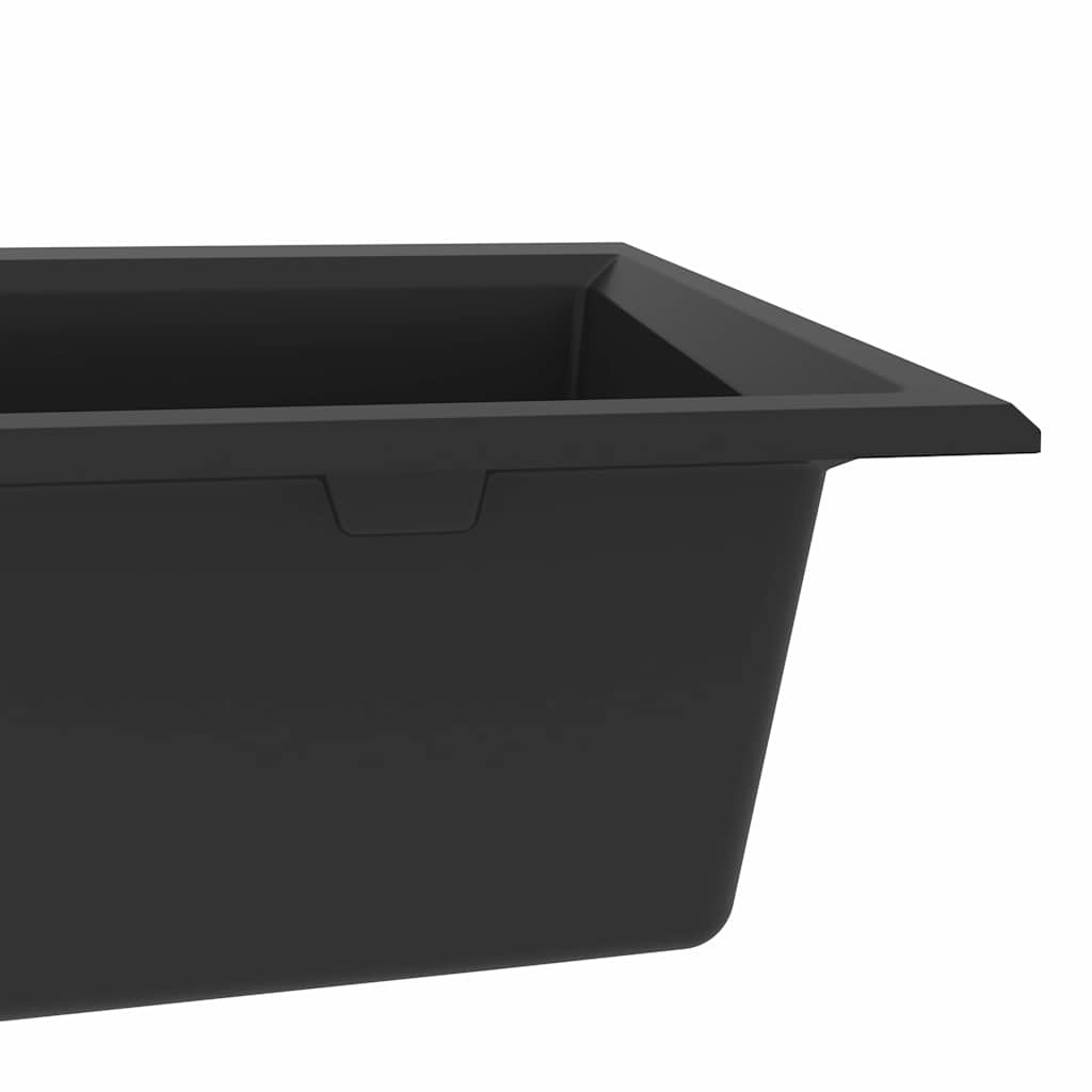 Küchen-Spüle Schwarz 79 x 50 x 31 cm Granit