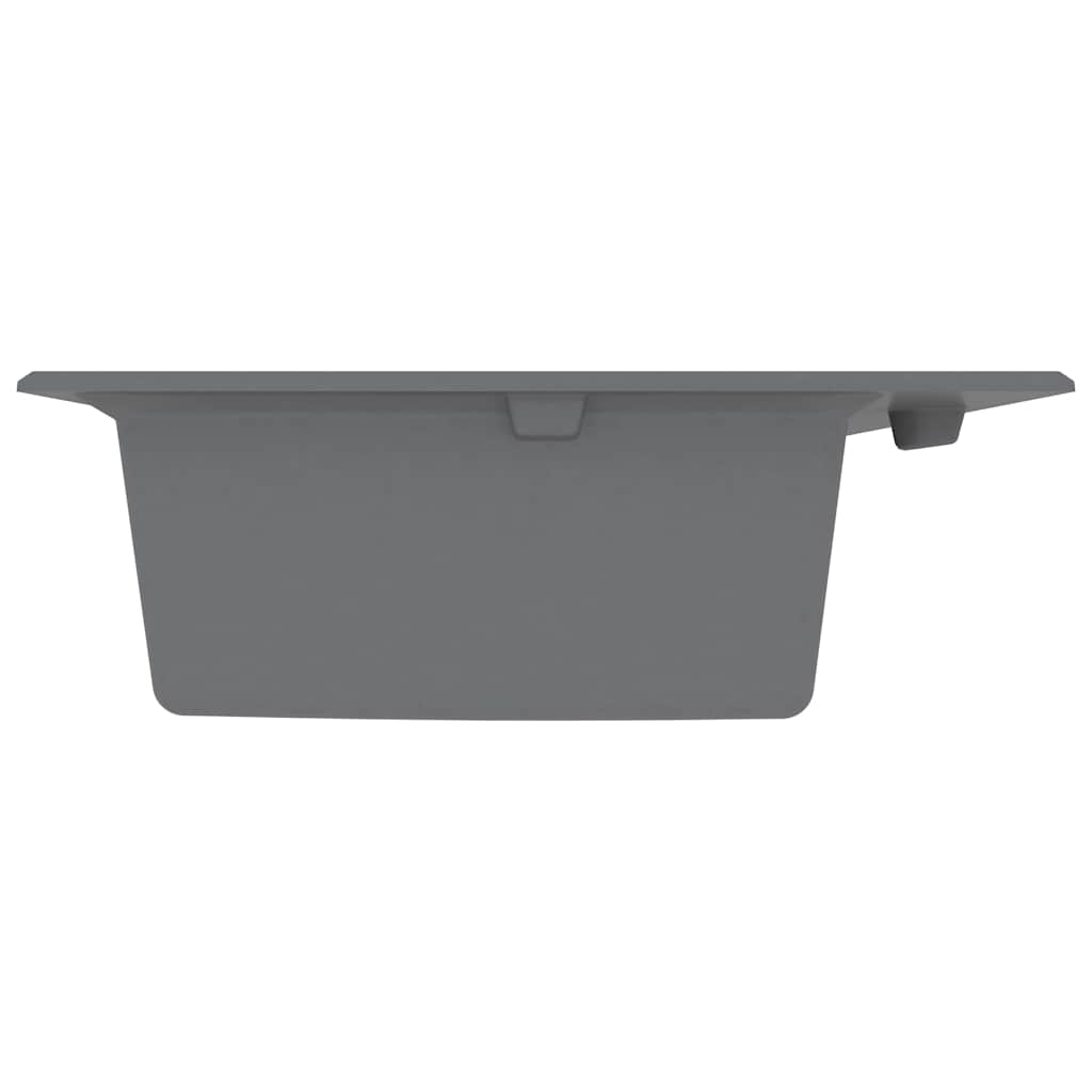 Küchen-Spüle Grau 79 x 50 x 31 cm Granit