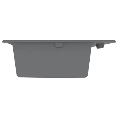 Küchen-Spüle Grau 79 x 50 x 31 cm Granit