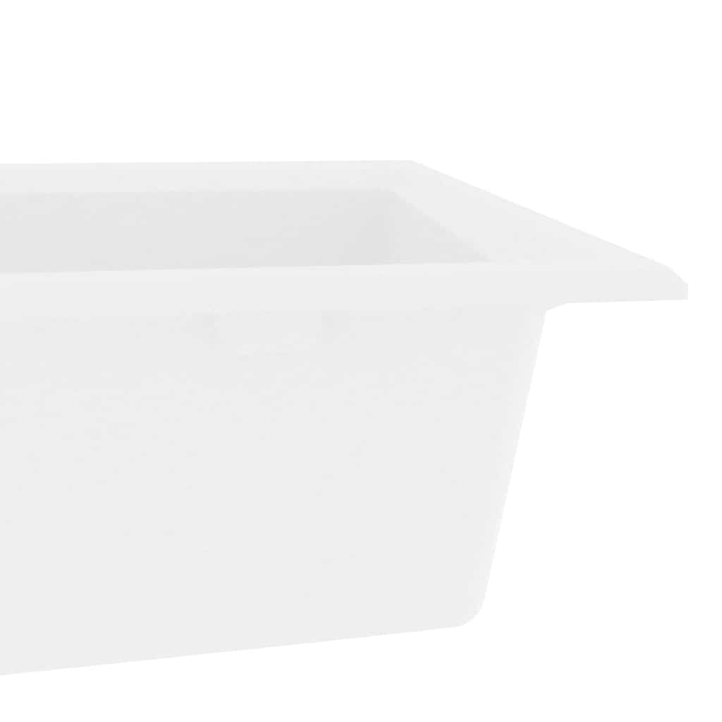 Küchen-Spüle Weiß 79 x 50 x 31 cm Granit