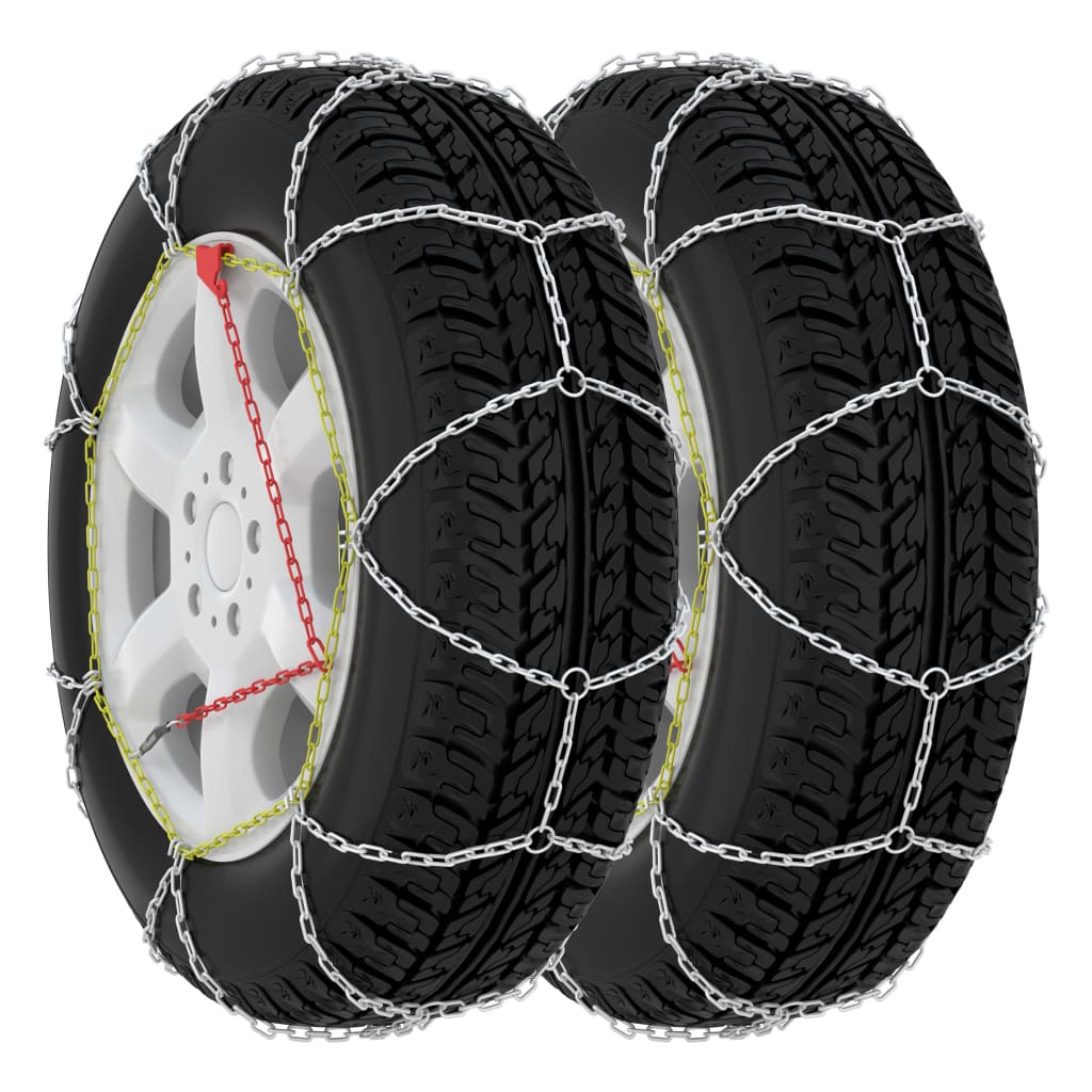 Schneeketten für Autoreifen 2 Stk. 16 mm SUV 4x4 Größe 400