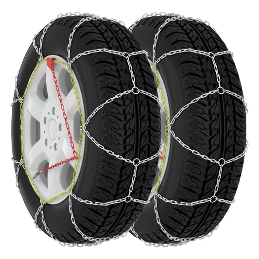 Schneeketten für Autoreifen 2 Stk. 16 mm SUV 4x4 Größe 450