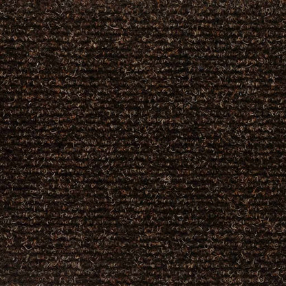 Stufenmatten Selbstklebend 15 Stk. 56x17x3 cm Braun Halbrund