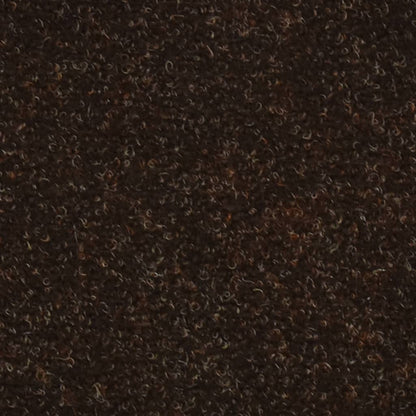 Stufenmatten Selbstklebend 15 Stk. 65x21x4 cm Braun Halbrund Groß