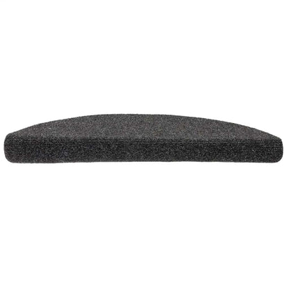 Stufenmatten Selbstklebend 15 Stk. 56x17x3 cm Anthrazit Halbrund