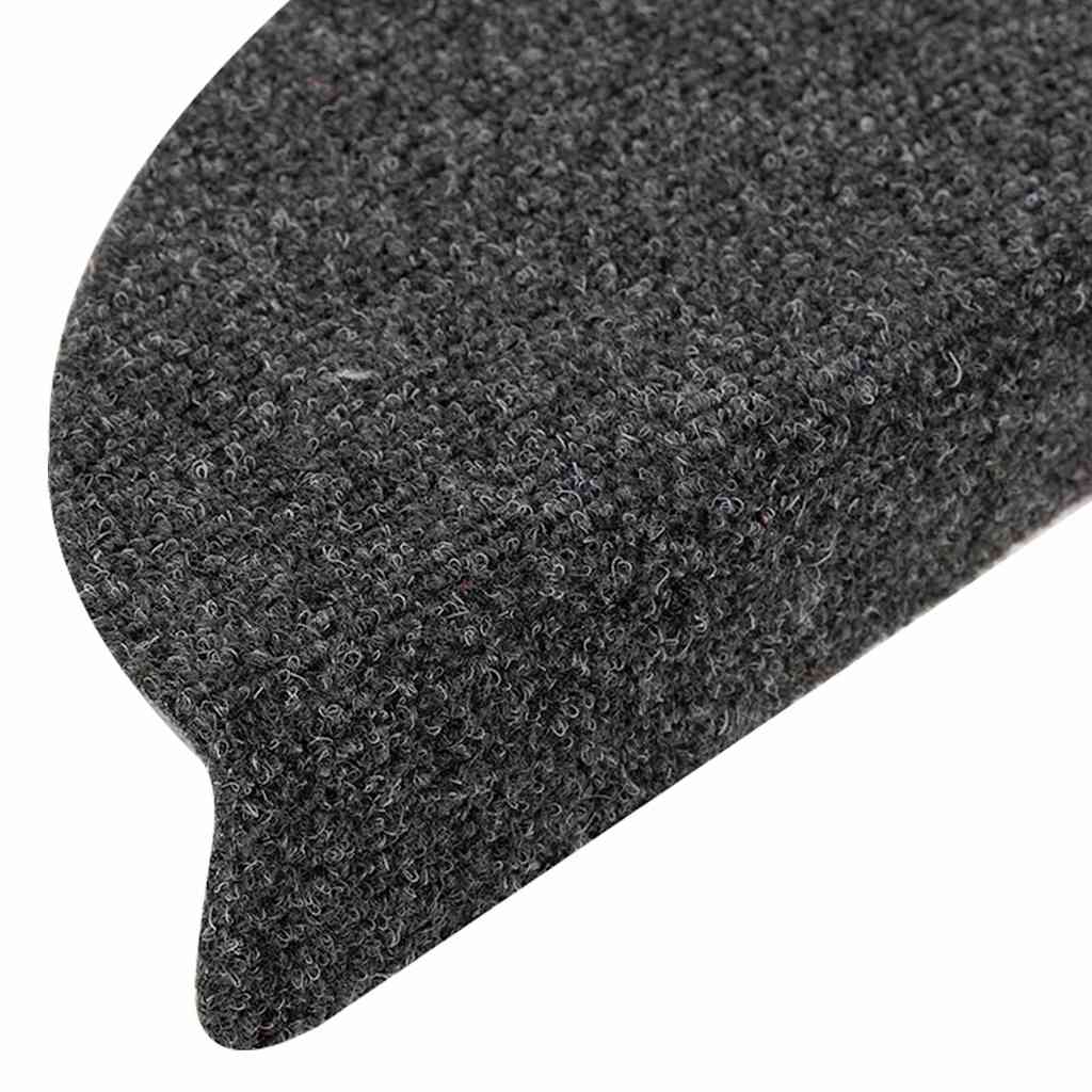 Stufenmatten Selbstklebend 15 Stk. 65x21x4 cm Anthrazit Halbrund Groß
