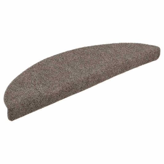 Stufenmatten Selbstklebend 15 Stk. 56x17x3 cm Beige Halbrund