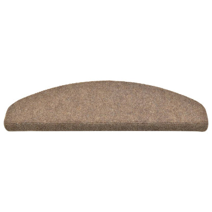 Stufenmatten Selbstklebend 15 Stk. 65x21x4 cm Beige Halbrund Groß
