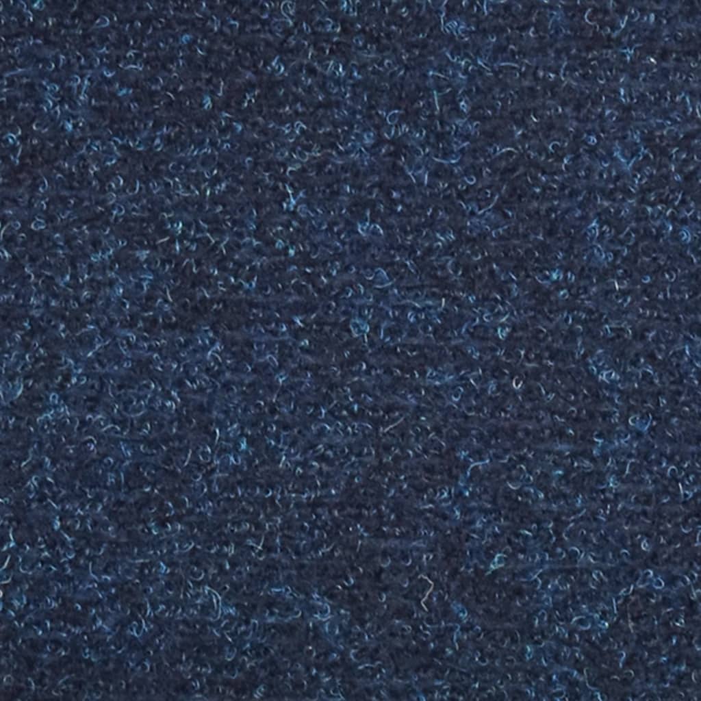 Stufenmatten Selbstklebend 15 Stk. 56x17x3 cm Marineblau Halbrund