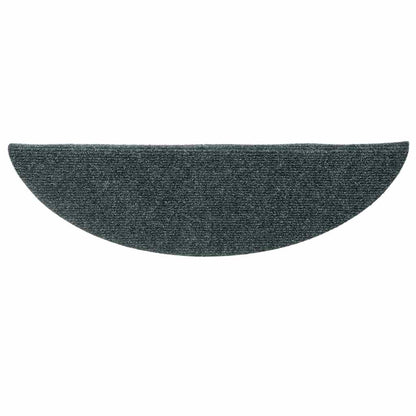 Stufenmatten Selbstklebend 15 Stk. 56x17x3 cm Grün Halbrund