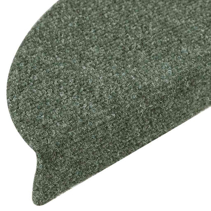 Stufenmatten Selbstklebend 15 Stk. 56x17x3 cm Grün Halbrund