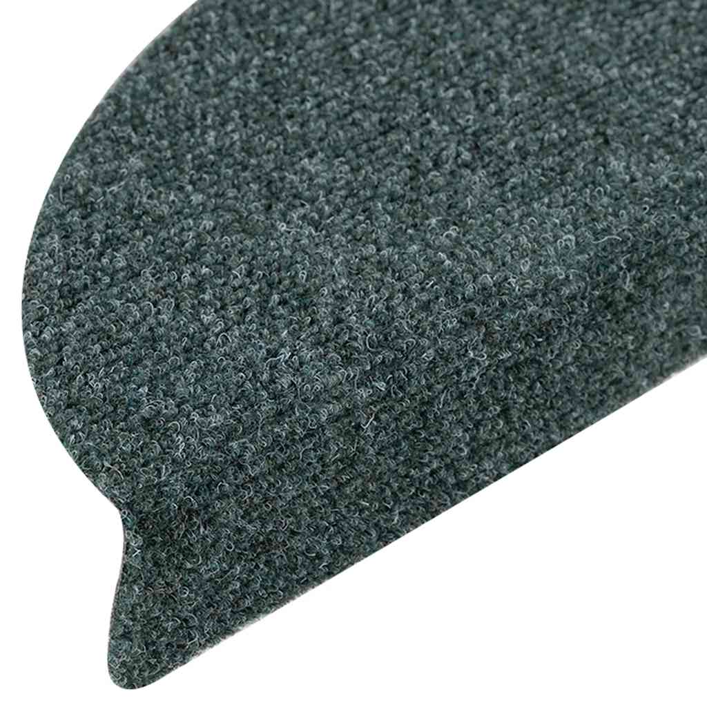 Stufenmatten Selbstklebend 15 Stk. 56x17x3 cm Grün Halbrund