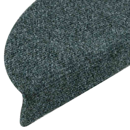 Stufenmatten Selbstklebend 15 Stk. 56x17x3 cm Grün Halbrund