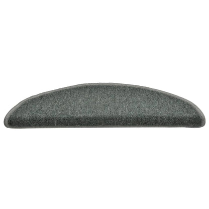 Stufenmatten 15 Stk. 56x17x3 cm Dunkelgrün Halbrund