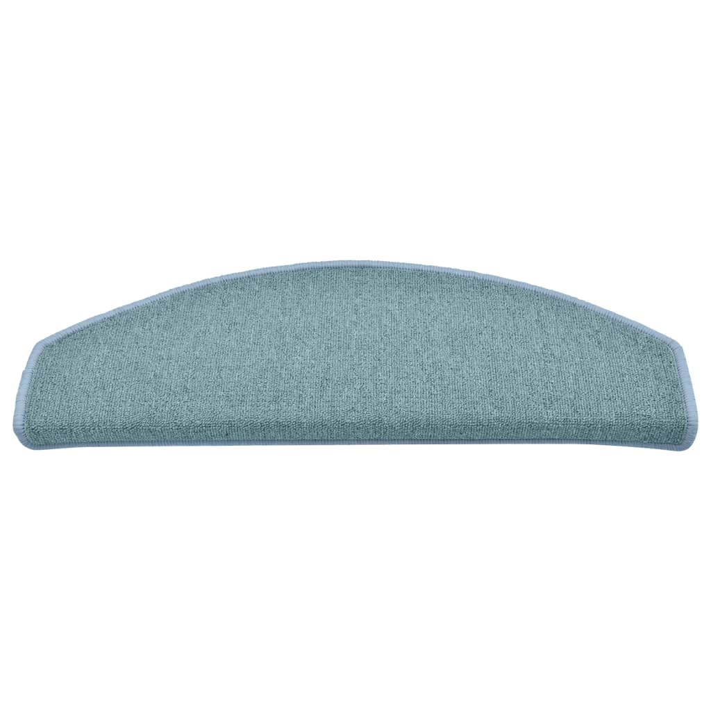 Stufenmatten 15 Stk. 65x24x4 cm Seeblau Halbrund Groß