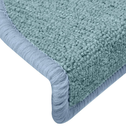 Stufenmatten 15 Stk. 65x24x4 cm Seeblau Halbrund Groß
