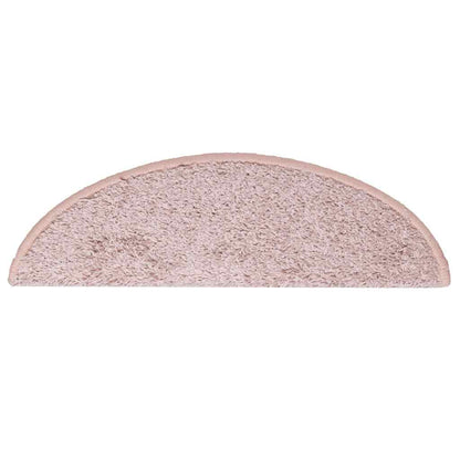 Stufenmatten 15 Stk. 56x17x3 cm Hellrosa Halbrund