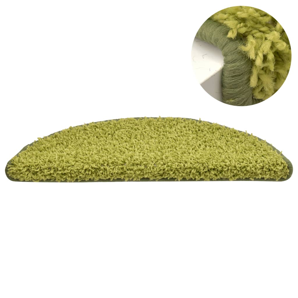 Stufenmatten 15 Stk. 65x21x4 cm Grün Halbrund Groß