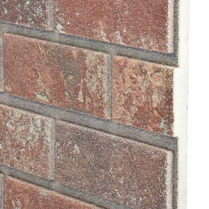 3D-Wandpaneele 10 Stk. Dunkelbraun & Grau Backstein-Optik EPS