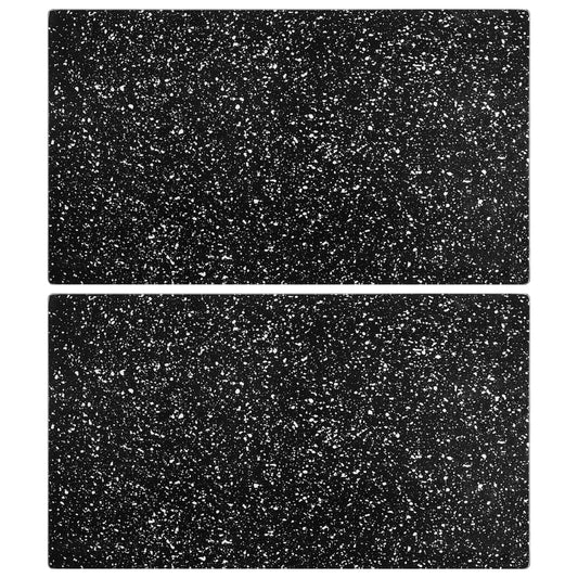 Schneidebretter 2 Stk. in Granitoptik Hartglas