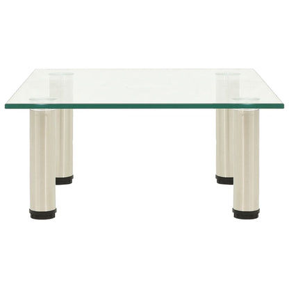 TV-Tisch 40x35x17 cm Transparentes Hartglas