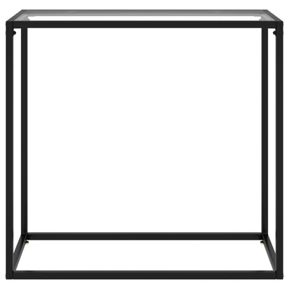 Konsolentisch Transparent 80x35x75 cm Hartglas
